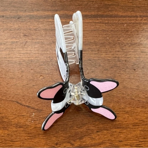 Black and White Bulldog Hair Accessory